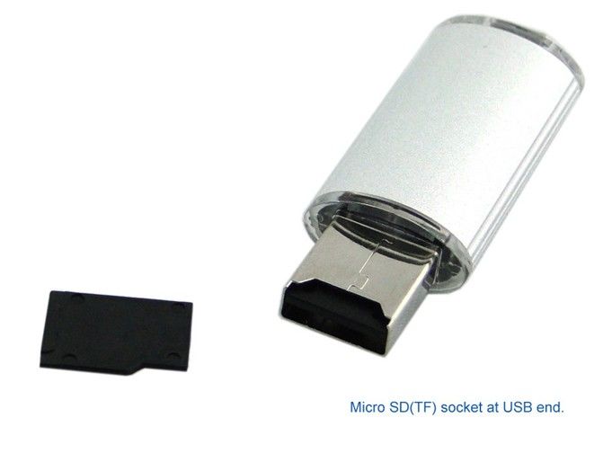 External USB Flash Drive โทรศัพท์มือถือ, 32GB Micro SD Card Reader