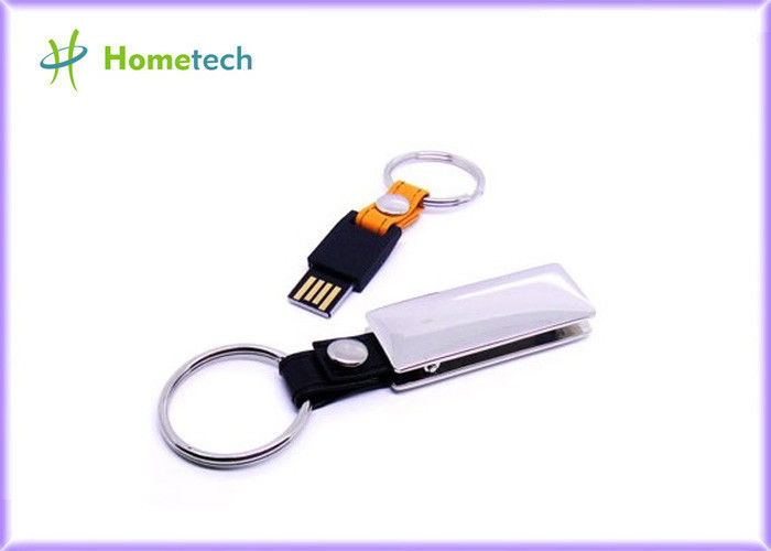 Key Chain 8GB USB 2.0 Black Leather USB Flash Disk Memory Stick