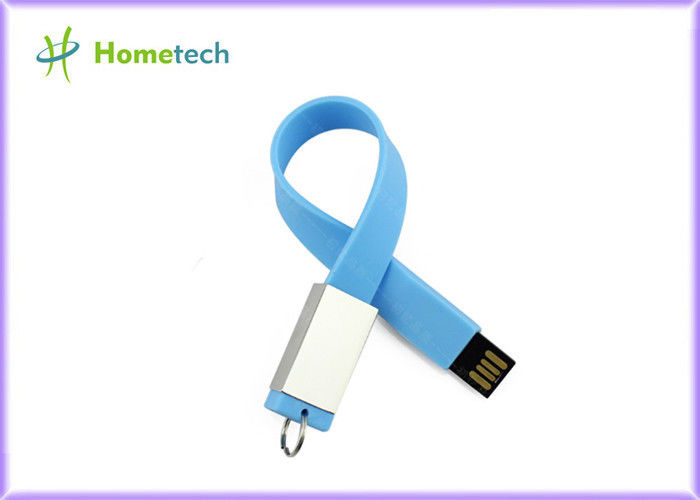 สายรัดข้อมือซิลิโคนกันน้ำ USB Flash Drive 2.0 Memory Stick 4gb 32gb โลโก้ที่กำหนดเอง