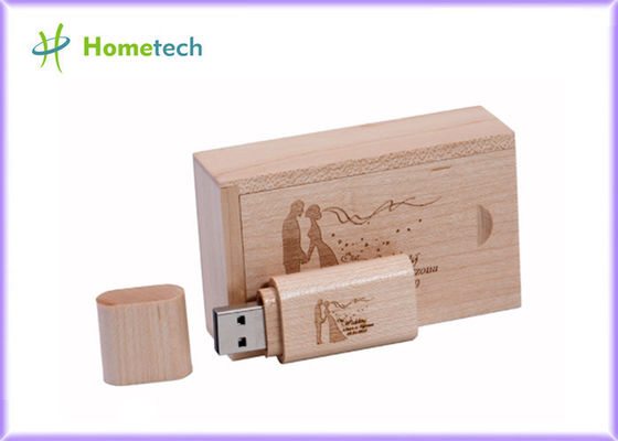ไม้ USB ส่วนบุคคลที่เป็นมิตรกับสิ่งแวดล้อม 8GB USB 3.0 สำหรับช่างภาพ