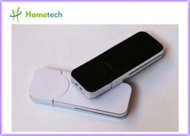 ซื้อ Business White Plastic USB Flash Drive Small Custom USB 2.0 4GB การผลิตออนไลน์