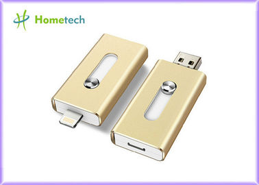 ซื้อ Aluminum Alloy Compact 8GB USB Disk iflash Drive Mobile Phone OTG For PC การผลิตออนไลน์
