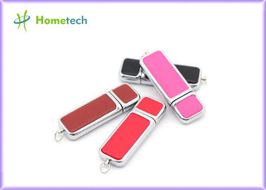 ซื้อ Promotional engravable Leather USB Flash Drive custom logo printing การผลิตออนไลน์