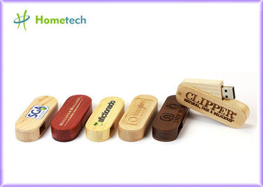 ซื้อ Swivel USB 3.0 Flash Drive , small wooden usb drive logo FOR Gift การผลิตออนไลน์