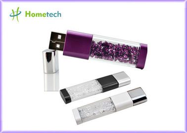 ซื้อ ไดรฟ์ปากกาคริสตัล Stylus 8gb / โลโก้ oem แบบกำหนดเอง 8GB แฟลชไดร์ฟ USB แก้วคริสตัล การผลิตออนไลน์