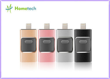 ซื้อ Mobile Phone USB Flash Drive For IOS / Android , I- Easy Drive With Aluminum Alloy Material การผลิตออนไลน์
