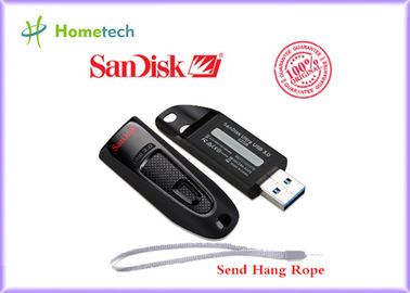 ซื้อ 100% Original SanDisk CZ48 USB 3.0 Flash Drive 64gb With Password Protection , Black Color การผลิตออนไลน์