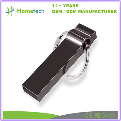 ซื้อ พรีเมียมเมทัล USB Drive ด้วยความทนทานที่เพิ่มเติม ด้วย Keyring ง่ายที่จะแบกชิปเกรด A การผลิตออนไลน์