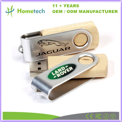 ซื้อ Windows/Mac OS/Linux รองรับ 256GB Wood Twist USB Flash Drive ด้วยการออกแบบไม้คลาสสิค การผลิตออนไลน์