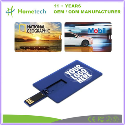ซื้อ เครื่องพิมพ์สองด้านที่กําหนดเอง บัตรเครดิต USB Flash Drive ขนาด 128MB-256GB การผลิตออนไลน์