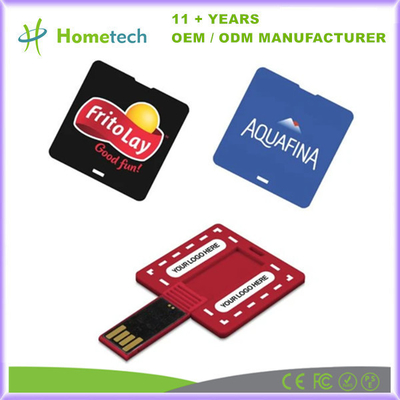 ซื้อ การ์ดสร้างสรรค์สแควร์ที่กําหนดเอง การ์ดความจํา USB Stick Flash 32GB 16GB 8GB 4GB 2GB USB Pen การผลิตออนไลน์