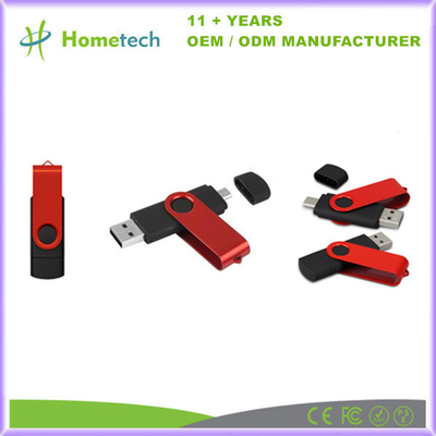 ซื้อ เครื่องพับ USB C แฟลชดริบ 8GB - 256GB 2 ใน 1 OTG USB 3.0 Drive แมมโมรี่สติ๊กประเภท C สําหรับมือถือ การผลิตออนไลน์