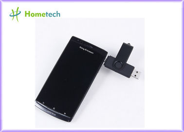 ซื้อ โปรโมชั่นของขวัญดำ 2 in 1 usb flash drive 4gb 8gb 16gb 32gb โทรศัพท์มือถือ usb flash drive 64GB การผลิตออนไลน์