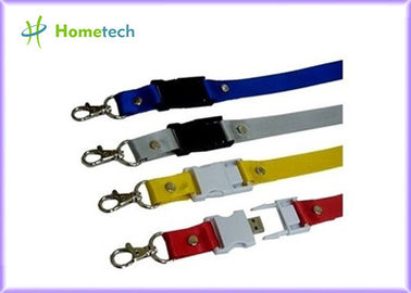 ซื้อ โปรโมชั่นสีเหลืองรายการดิสก์ usb โลโก้ที่กำหนดเอง 8gb 16gb สายคล้องคอ usb แฟลชไดรฟ์เชือกเส้นเล็ก การผลิตออนไลน์
