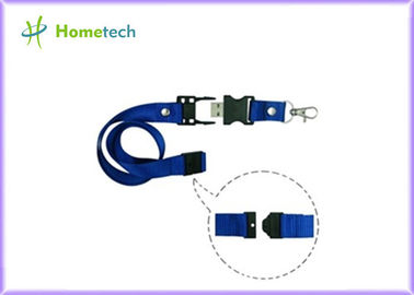 ซื้อ 8gb / 16gb Blue Lanyard USB Flash Drives High Capacity for the teaching staff or student  of a school การผลิตออนไลน์