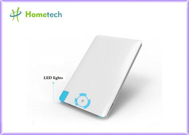 ซื้อ Credit Card Sized Power Bank 2200mAh External Battery Pack Charger การผลิตออนไลน์