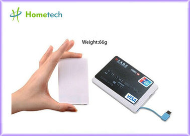 ซื้อ Energy saving Lipstick Power Bank credit card 2600mAh Universal การผลิตออนไลน์