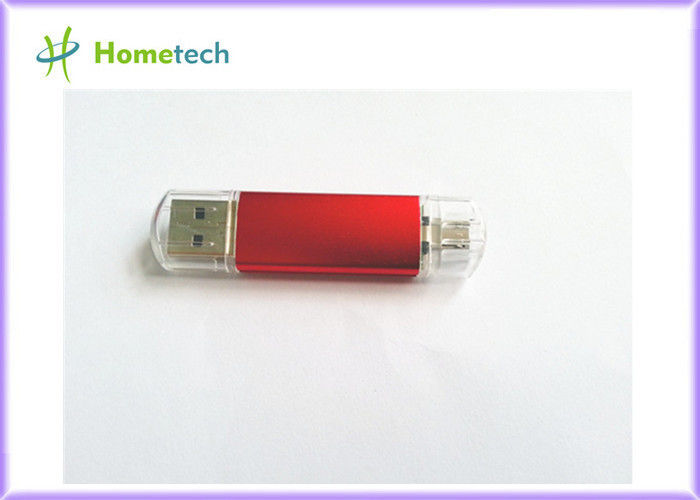 Red Rectangle Smartphone USB Flash Drive OTG 4GB Usb 2.0 Pen Drive