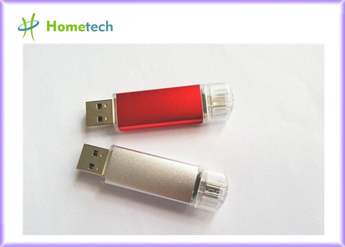 Red Rectangle Smartphone USB Flash Drive OTG 4GB Usb 2.0 Pen Drive