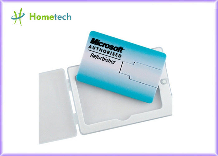 บัตรของขวัญบัตรอุปกรณ์จัดเก็บข้อมูล USB / 512MB ความจุขนาดใหญ่ Thumb Drive เต็มรูปแบบการพิมพ์โลโก้สี