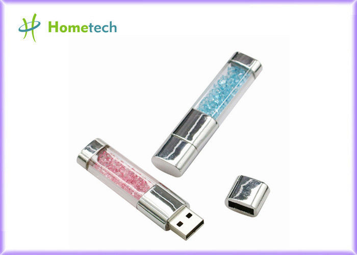 แฟชั่น USB 2.0 แฟลชไดรฟ์ปากกา, คริสตัลหัวใจแฟลชไดรฟ์ไดมอนด์เมมโมรี่สติ๊ก