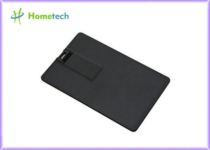 บัตรพลาสติกสีดำ / บัตรเครดิตโลโก้ที่กำหนดเองการออกแบบธุรกิจไดรฟ์ USB Flash Drive 4GB 8GB 16GB 32GB