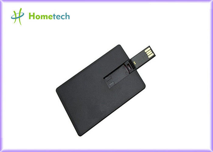 บัตรพลาสติกสีดำ / บัตรเครดิตโลโก้ที่กำหนดเองการออกแบบธุรกิจไดรฟ์ USB Flash Drive 4GB 8GB 16GB 32GB