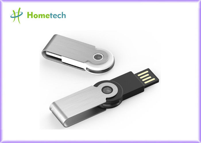 สวิตช์ไฟแฟลชไดรฟ์ USB Flash ความจุหลายขนาดโลโก้ที่กำหนดเองโลโก้ ABS + วัสดุโลหะ
