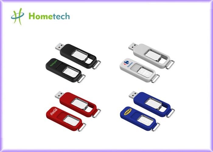 Non-Type พลาสติก USB Flash Drive Toshiba / Samsung Hip พร้อมอะคริลิค 3D Laser Inside