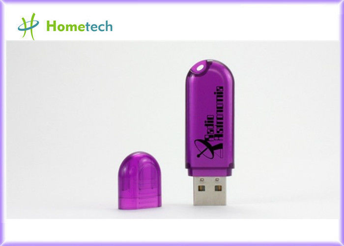หน่วยความจำแฟลชไดรฟ์ USB พับปากกาสีน้ำเงินแฟลชไดรฟ์ USB พลาสติกพร้อมพวงกุญแจสำหรับเป็นของขวัญ