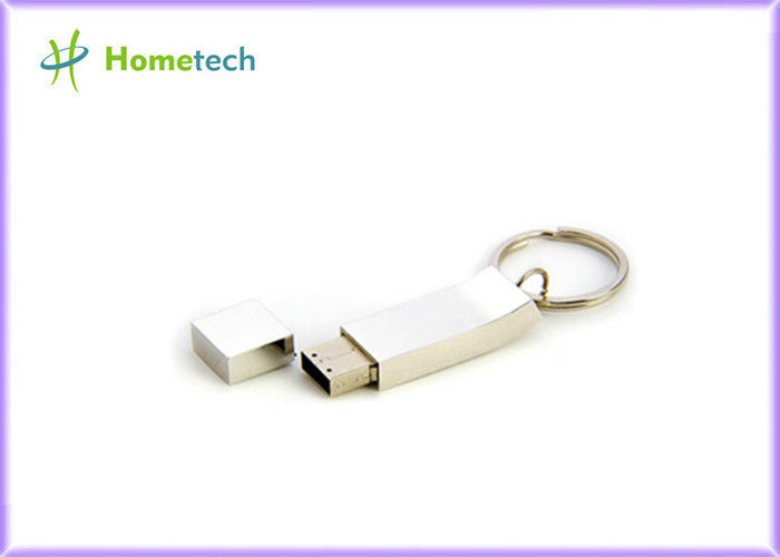 โลหะ Thumb Silver ขนาด 16GB / 32 GB ชนิด USB 2.0 อินเตอร์เฟสสำหรับของขวัญธุรกิจของคุณ