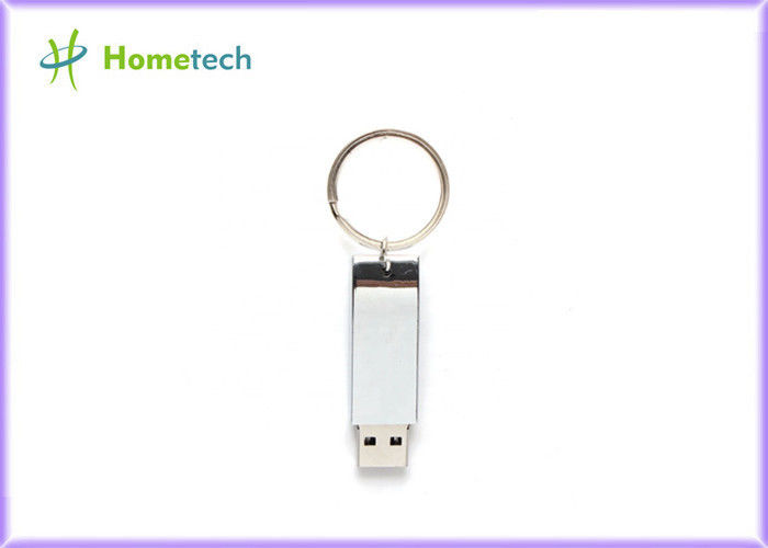โลหะ Thumb Silver ขนาด 16GB / 32 GB ชนิด USB 2.0 อินเตอร์เฟสสำหรับของขวัญธุรกิจของคุณ