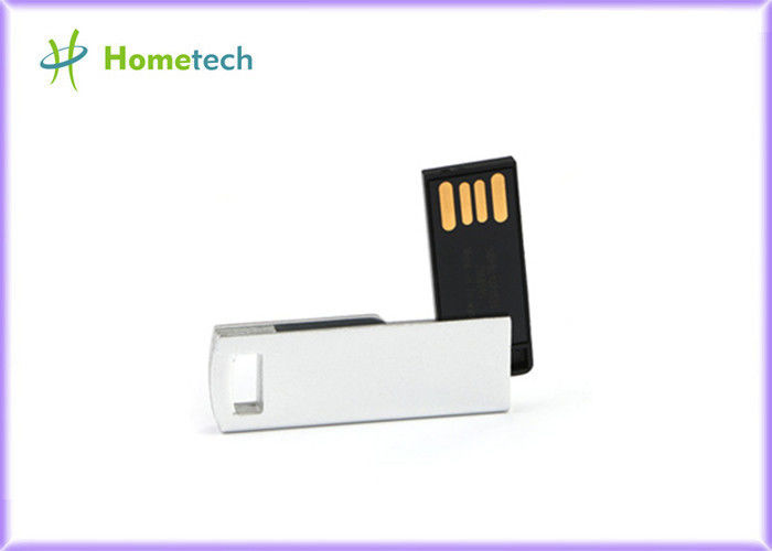 โลโก้ที่กำหนดเองของขวัญไดรฟ์หัวแม่มือปากกาหน่วยความจำ Usb มินิดิสก์ 8GB / 16GB วัสดุโลหะ