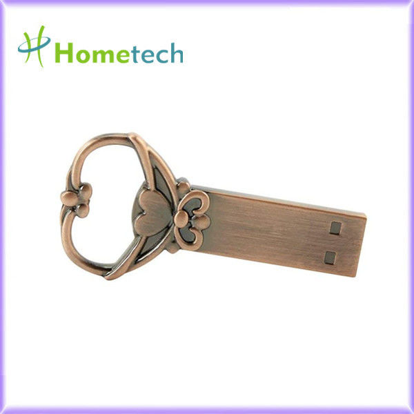 Metal Love Knot Key Shape 16GB USB 2.0 รูปกุญแจโลหะแฟลชไดรฟ์ usb แฟลชคีย์แฟลช
