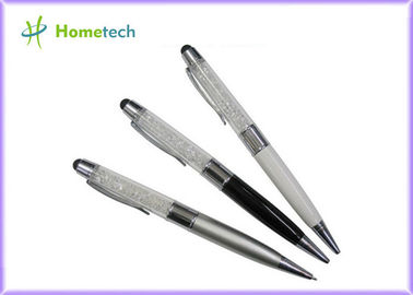 แฟลชไดรฟ์ USB แฟลชไดรฟ์ปากกาคริสตัลความเร็วสูงแฟลชไดรฟ์ USB รูปร่างปากกา 2gb / 8gb / 16gb / 32gb