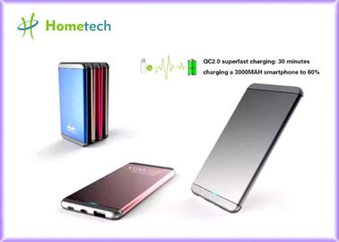 5000mAh Fast Charging Lipstick Power Bank , QC 2.0 Extra Battery Charger for Iphone7