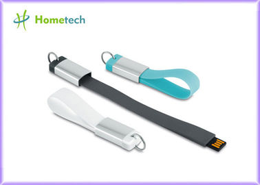 สายรัดข้อมือซิลิโคนกันน้ำ USB 2.0 Memory Stick, แฟลชไดรฟ์ปากกา 4GB 32GB โลโก้ที่กำหนดเอง