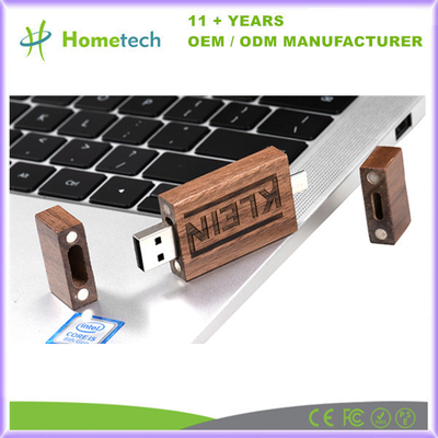 Wood OTG USB Pendrive 8GB 16GB 32GB 64GB USB 2.0 3.0 แฟลชไดรฟ์ พร้อมโลโก้เลเซอร์ตามสั่ง