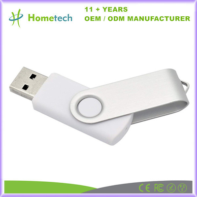 2.0/3.0 USB แฟลช ดริบ เพน ดริบ แมมมรี่ สติ๊ก พวงมาลัย พวงมาลัย 16GB 32GB 64GB ขาว