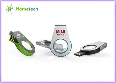 360 °หมุนอะแดปเตอร์ USB ขนาดมินิอะลูมิเนียม / อะแดปเตอร์ไดรฟ์ USB สนับสนุน USB 2.0 พร้อมไฟ LED