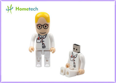 ตัวอักษร USB สีขาวขับดิสก์แพทย์ Pendrive U Disk, หน่วยความจำ 16GB พยาบาล 8gb น่ารัก