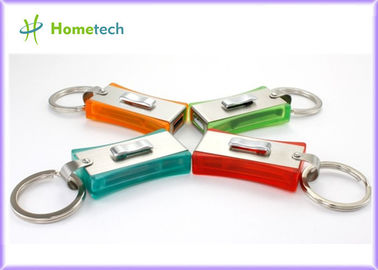 รายการจำนวนมากโลโก้ที่กำหนดเองผลักดันและดึงโลหะและพลาสติก Pendrive โลหะที่มีสีสันเบาแฟลชไดรฟ์ USB ราคาถูก 1GB / 2GB / 4G
