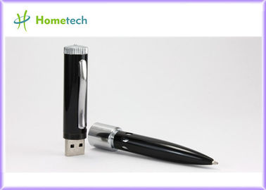 4GB OEM ของขวัญ USB แฟลชไดรฟ์ปากกา / แฟลชไดรฟ์ปากกา USB, โลหะปากกาปากกาหมึกแห้งปากการูปร่าง USB แฟลชไดรฟ์