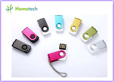 Mini 32G Twist USB Sticks Customized , Purple High Speed USB Flash Drive