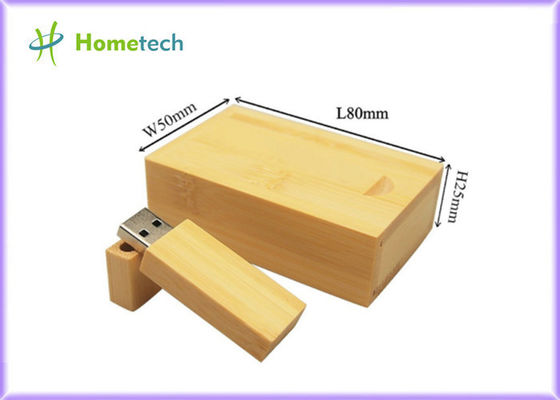 โลโก้ที่กำหนดเองไม้ไผ่แฟลชไดรฟ์ USB 32GB 4GB 8GB 16GB สำหรับอุปกรณ์สมาร์ท