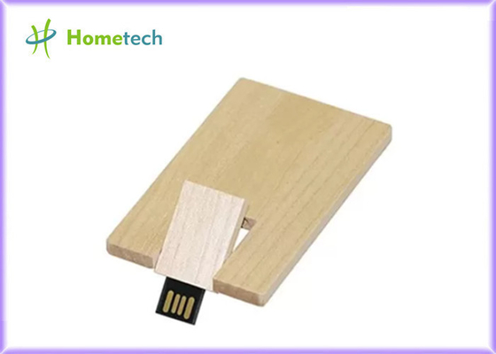 เรียกใช้แฟลชไดรฟ์ไม้ 64GB การ์ด USB ขนาด 148 Mbps โดยอัตโนมัติ
