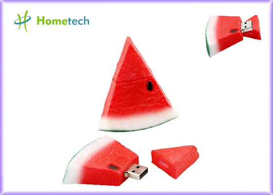 4GB USB 2.0 3.0 USB Thumb Drive รูปการ์ตูนแตงโมแดง