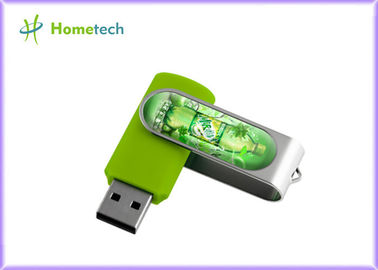 Customised Swivel U disk,  Twist USB Sticks With Aluminum Armor /  Light LED accept paypal 1- 64GB