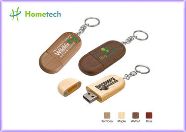 Custom Eco-friendly Wooden USB Flash Drives with Logo Printing